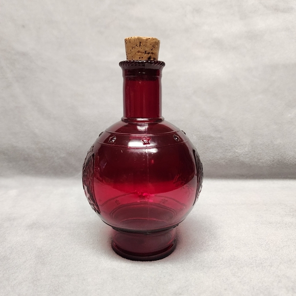 Vintage Wheaton NJ Glass Fire Extinguisher Red Bottle - Picture 2 of 7